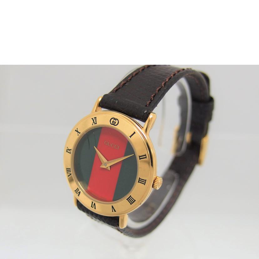GUCCI グッチ/ローマンベゼル/シェリーライン文字盤/アナログウォッチ/クォーツ/3000.2.L//0426963/Bランク/04