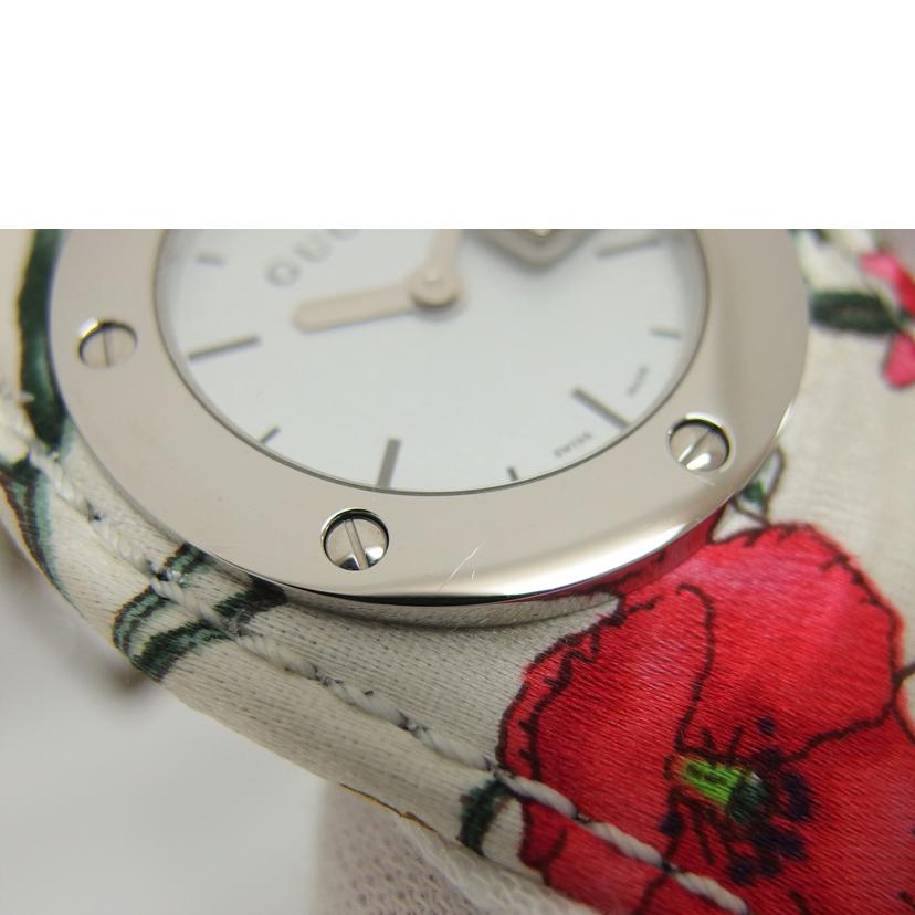 GUCCI グッチ/バンデュー/Gフレーム フラワーベルト/アナログウォッチ/クォーツ/104//10302638/ABランク/04