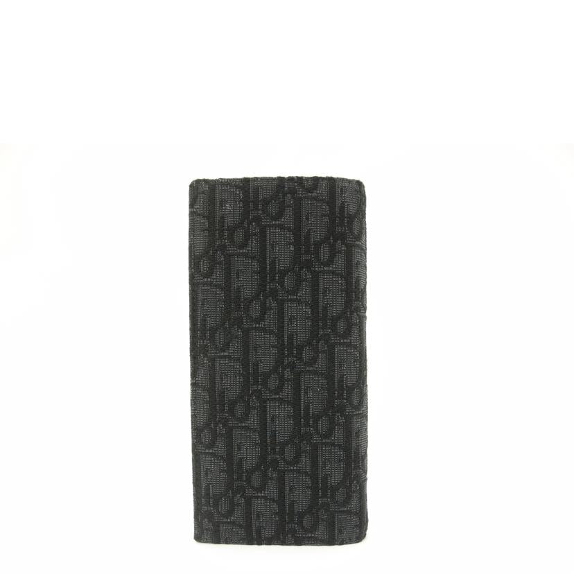 Christian Dior クリスチャンディオール 二つ折り長財布 黒 メンズ/オブリーグバーティアカル長財布/ブラック//BO0***/SAランク/69