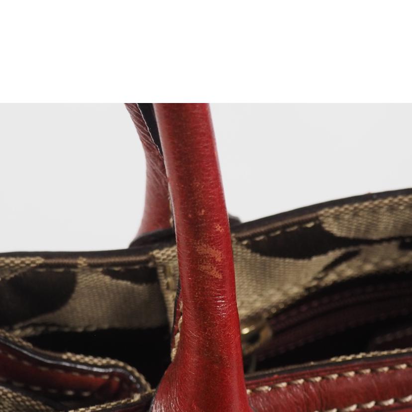 COACH コーチ/ハンプトンズシグネチャーサッチェル ハンドバッグ/10544//J06**/Bランク/79