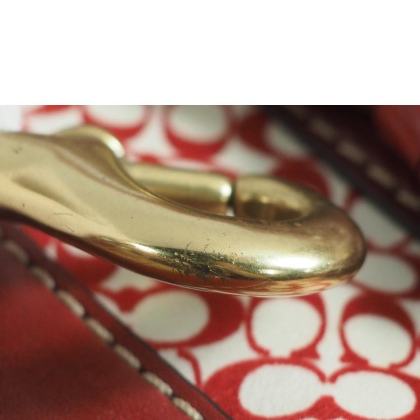 COACH コーチ/ハンプトンズシグネチャーサッチェル ハンドバッグ/10544//J06**/Bランク/79