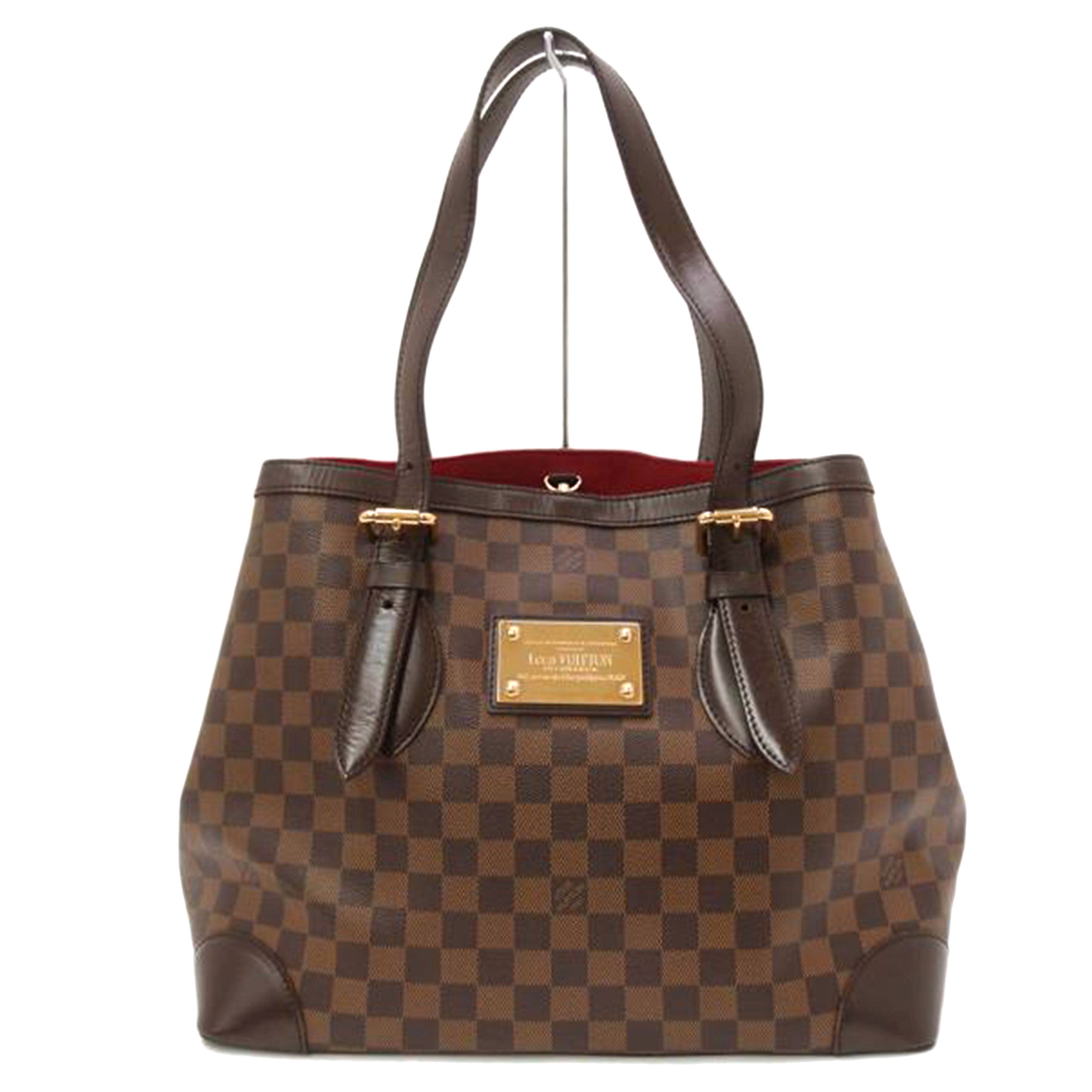 LV ルイ・ヴィトン ショルダーバッグ ハンドバッグ 市松模様 ブラウン/ハムステッドMM/ダミエ・エベヌ/N51204//CA0048/ABランク/69