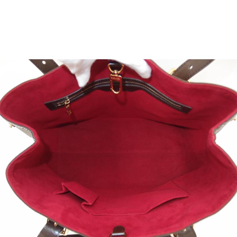 LV ルイ・ヴィトン ショルダーバッグ ハンドバッグ 市松模様 ブラウン/ハムステッドMM/ダミエ・エベヌ/N51204//CA0048/ABランク/69