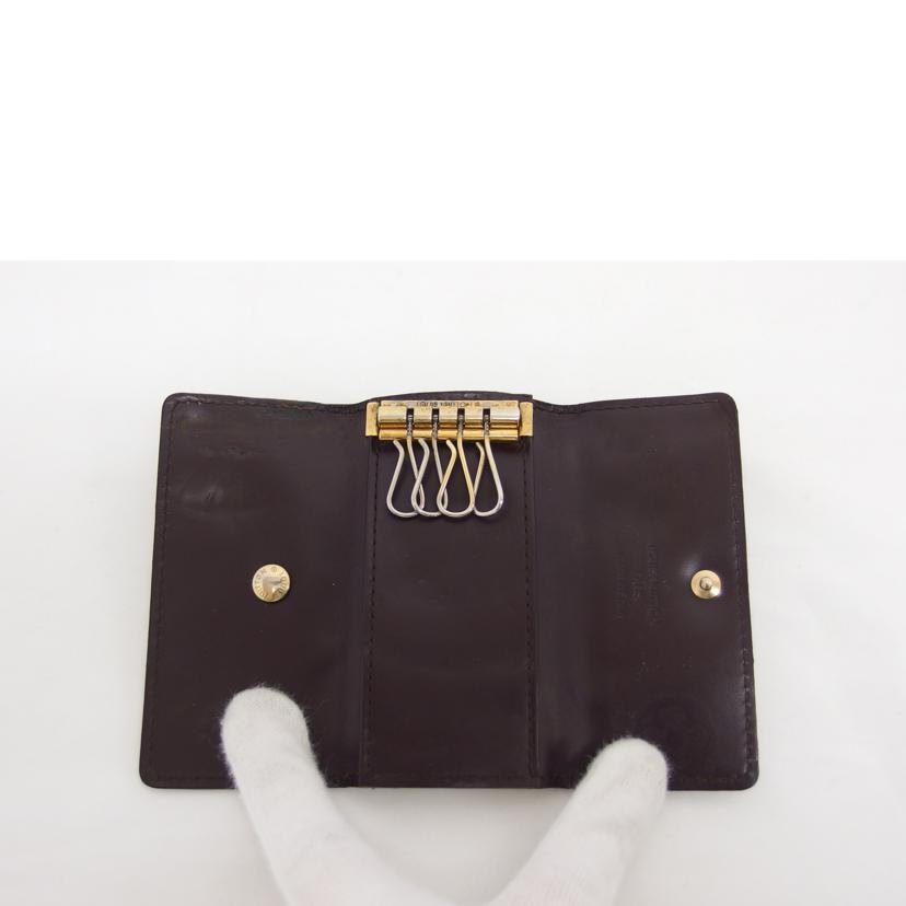 LV ルイヴィトン/ミュルティクレ4/ヴェルニ/アマラント/M93517//CA0048/Bランク/04