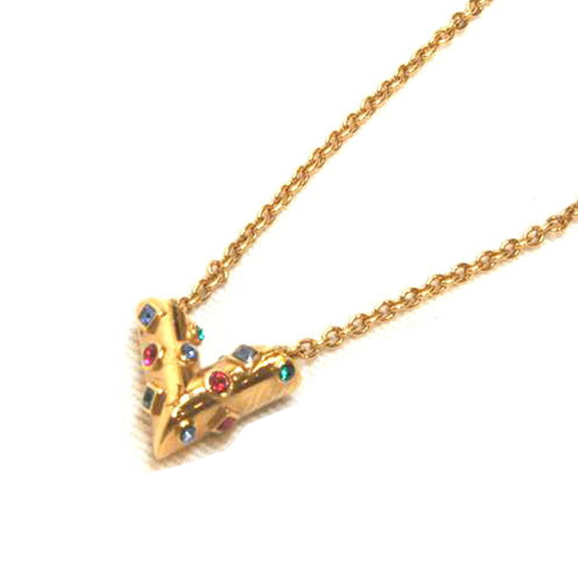 LV ルイヴィトン/コリエエッセンシャルVプラネットネックレス/M68920//VA0179/ABランク/92