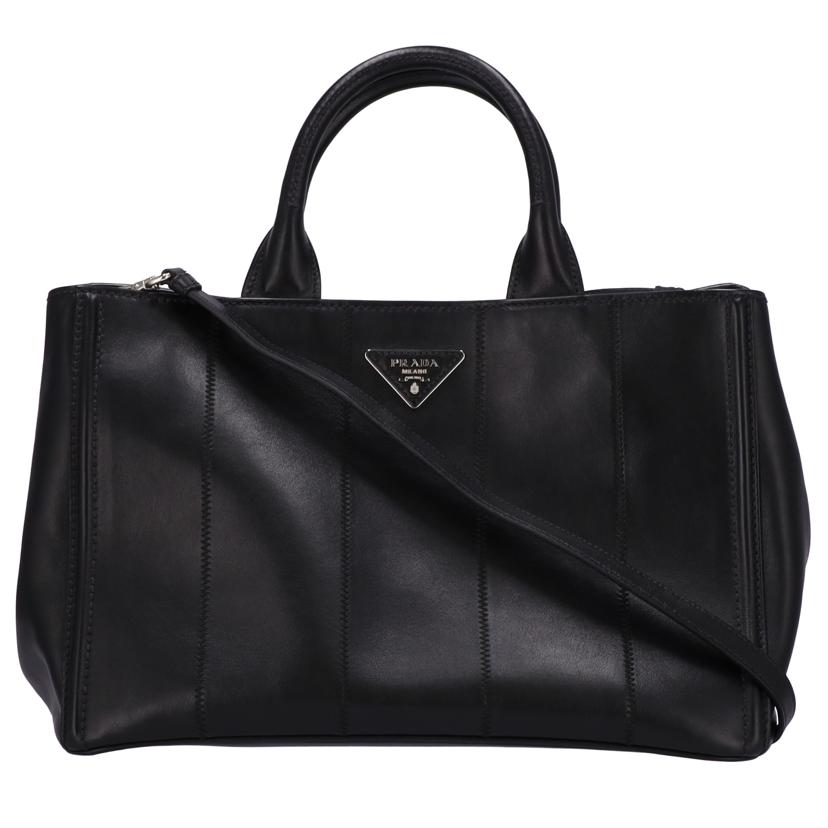 PRADA プラダ/2WAYレザーハンド/NERO/1BG001//158/ABランク/75