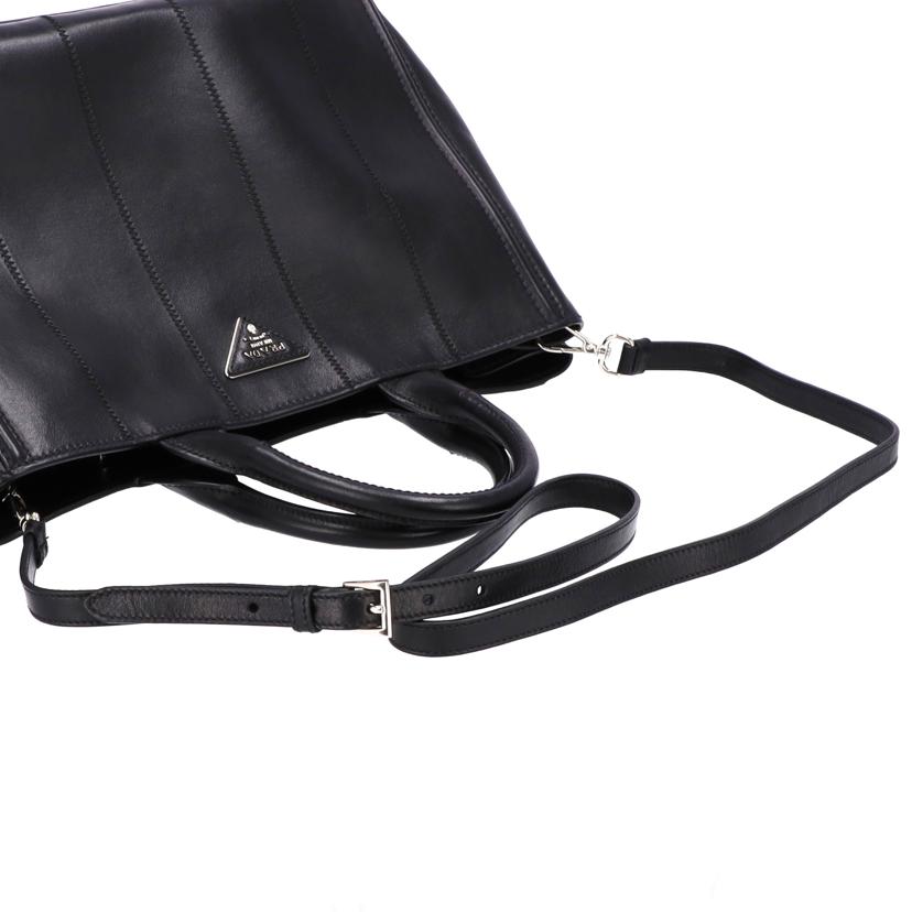 PRADA プラダ/2WAYレザーハンド/NERO/1BG001//158/ABランク/75