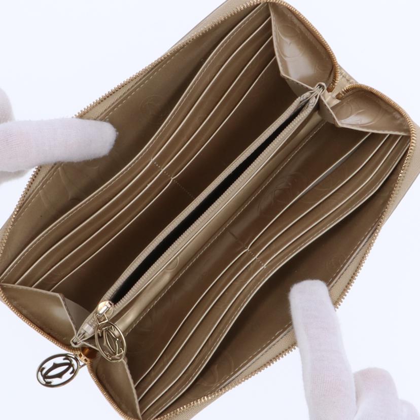 Cartier カルティエ/ラウンドジップ長財布//BCランク/75