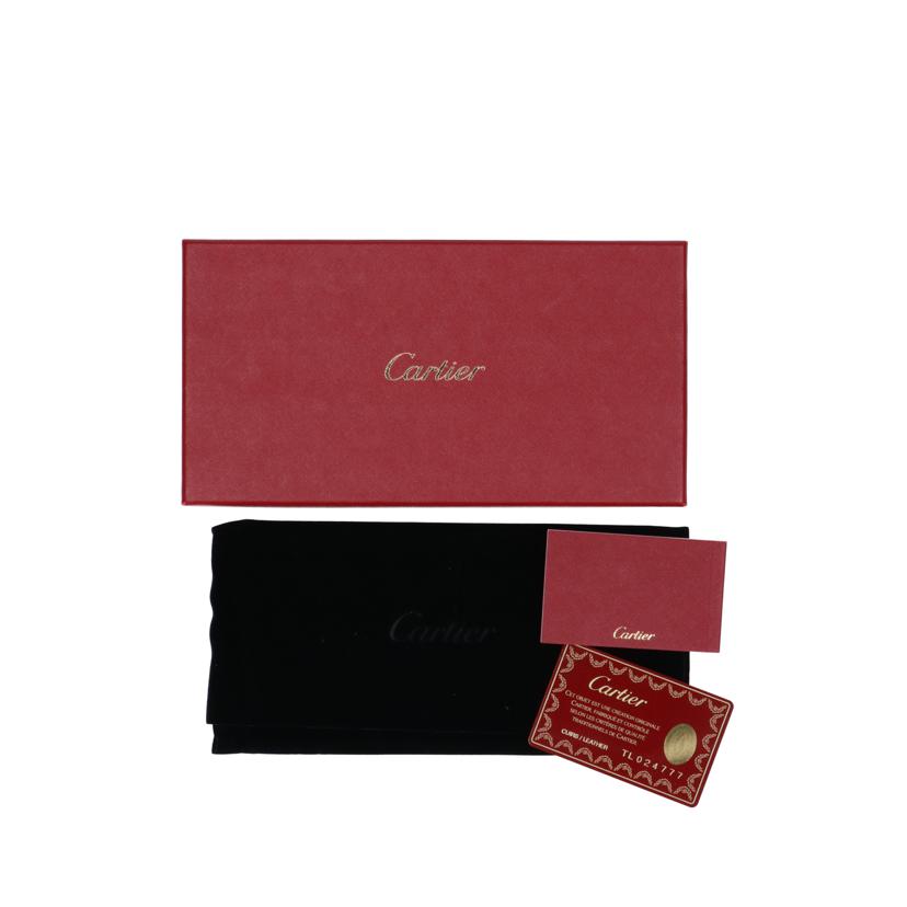 Cartier カルティエ/ラウンドジップ長財布//BCランク/75