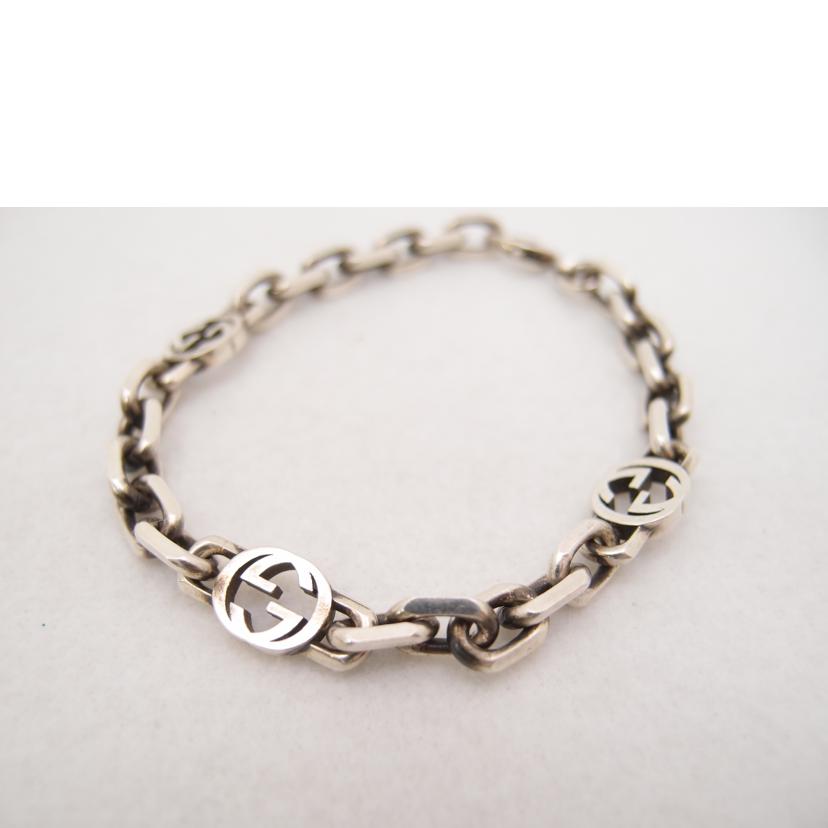 GUCCI グッチ/インターロッキングGブレスレット/19cm/620798//ABランク/69