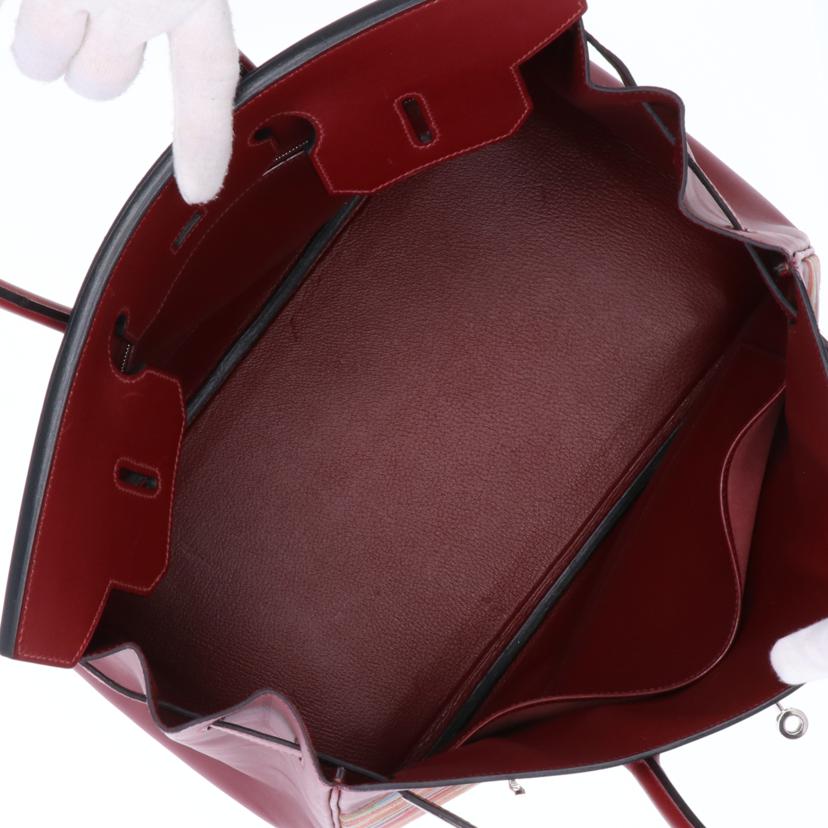 HERMES エルメス HERMES シルバー金具 ハンド トートバッグ/バーキン35/ヴィブラート/ボックスカーフ//□J刻印(2006)/Bランク/75