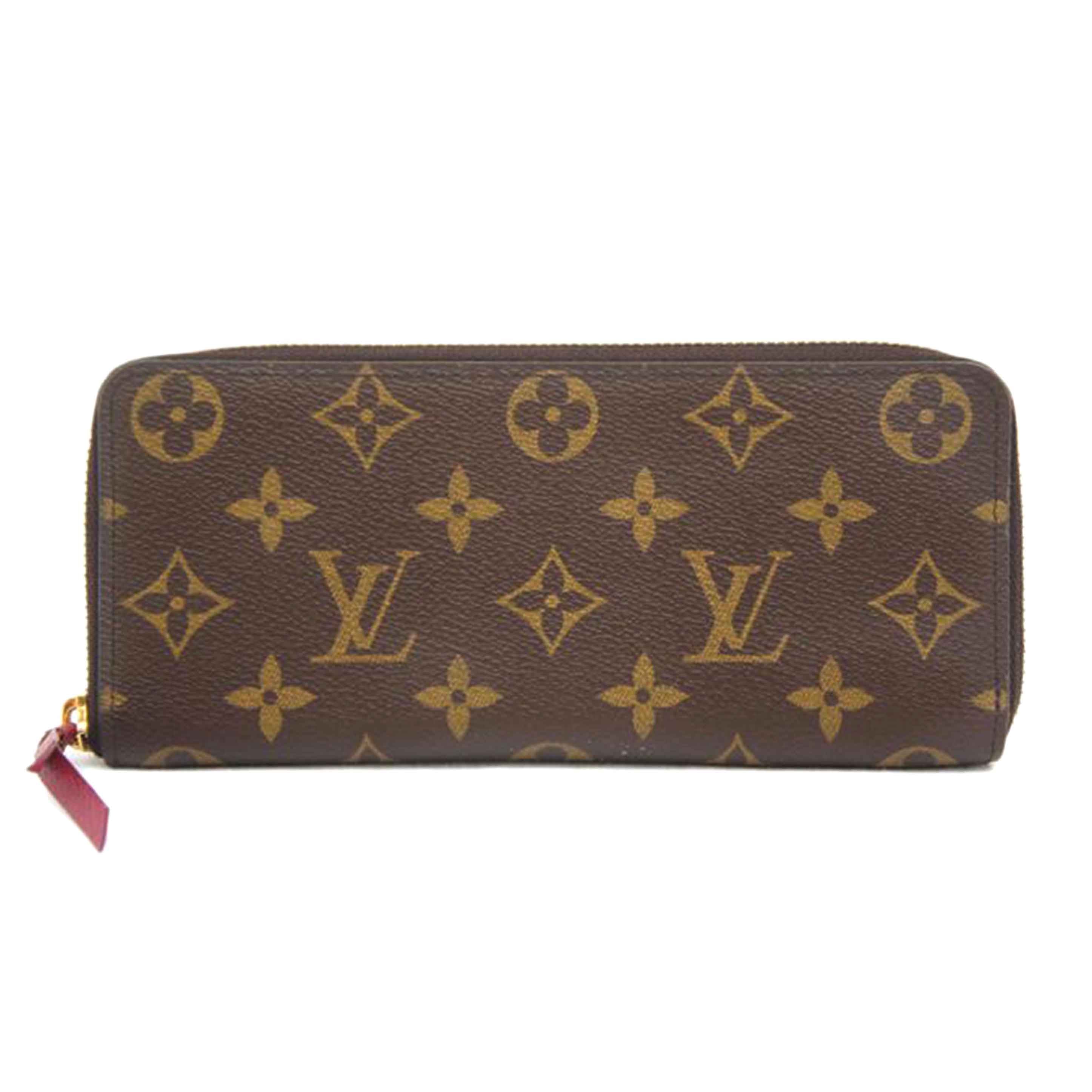 LV ルイ・ヴィトン/ポルトフォイユクレマンス/MG/フューシャ/M60742//RFID/Bランク/05