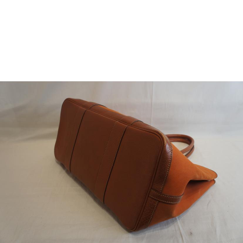 HERMES エルメス/ガーデンパーティーPM/トワルオフィシエ/オレンジ//J □I刻印/Bランク/92