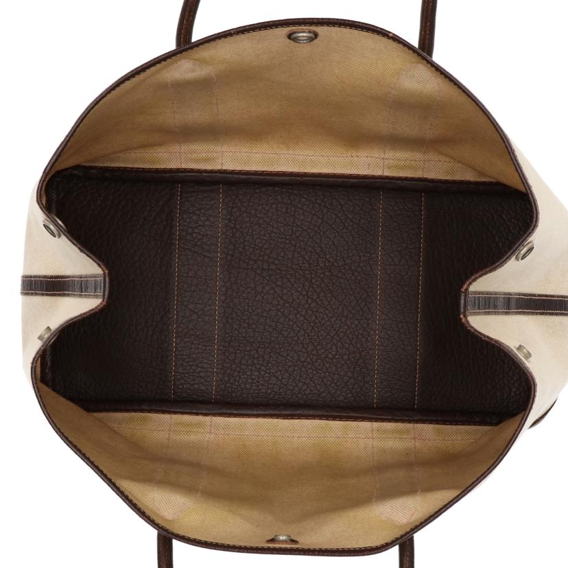 HERMES エルメス/ガーデンパーティーPM/トワルアッシュ×ブッフル//V □G刻印/Bランク/75