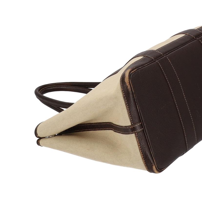 HERMES エルメス/ガーデンパーティーPM/トワルアッシュ×ブッフル//V □G刻印/Bランク/75