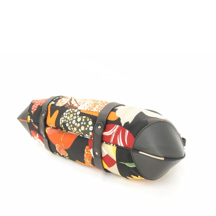 Ferragamo フェラガモ 黒 動物柄 ハンドバック ショルダーバッグ 肩掛け レディース/ガンチーニアニマルトート/ブラック/21/7477//Aランク/69