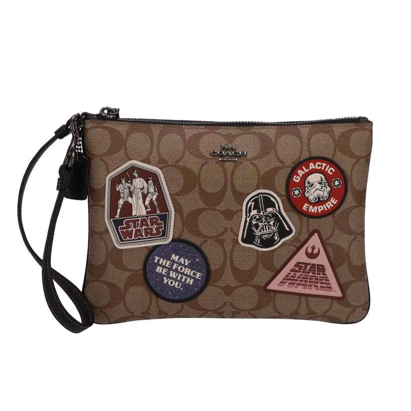 COACH コーチ/スターウォーズパッチギャラリーポーチ/F88545//H1981/Aランク/75