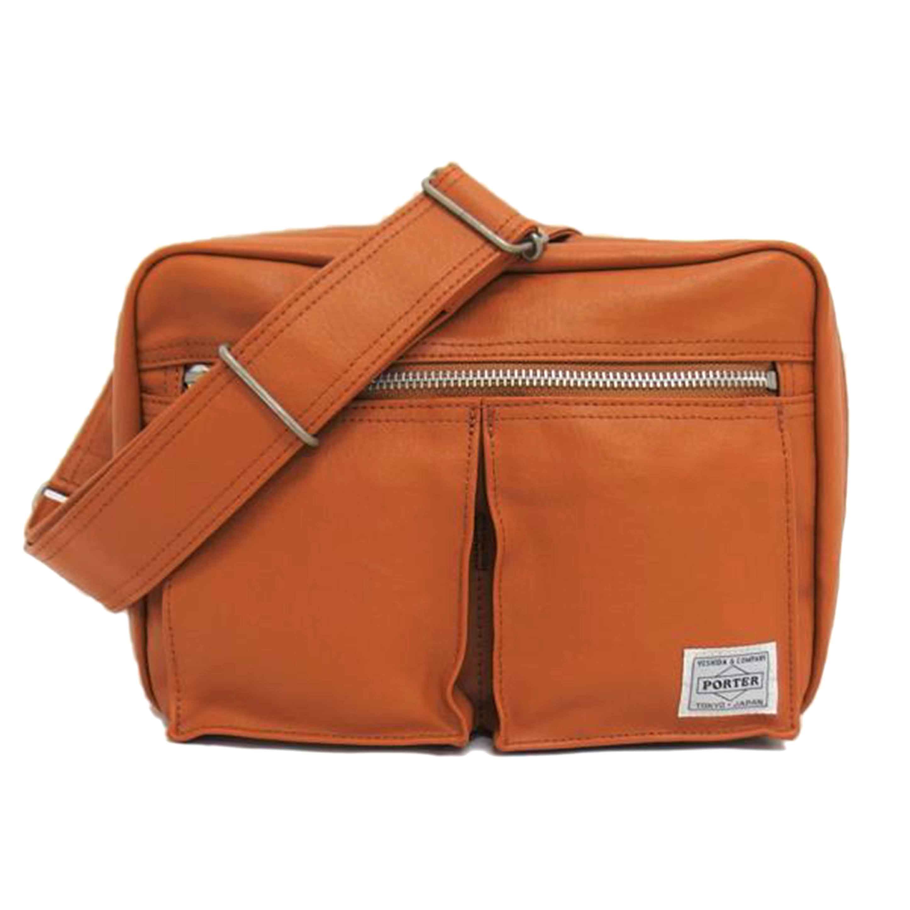 PORTER ポーターフリースタイル2層式ショルダーバッグ キャメルカメラバッグ ポーター ショルダーバッグ フリースタイル 2層 大容量 カメラバッグ