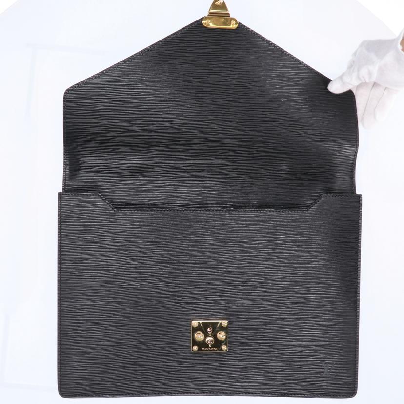 LV ルイヴィトン/ポルトドキュマン/エピ/ノワール/M54452//ABランク/75