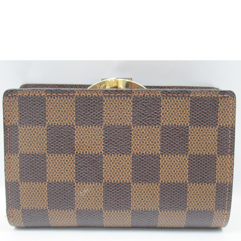 LV/ポルトモネ・ヴィエノワ/ダミエ・エベヌ/N61664//MI5***/Bランク/63