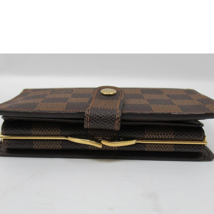 LV/ポルトモネ・ヴィエノワ/ダミエ・エベヌ/N61664//MI5***/Bランク/63