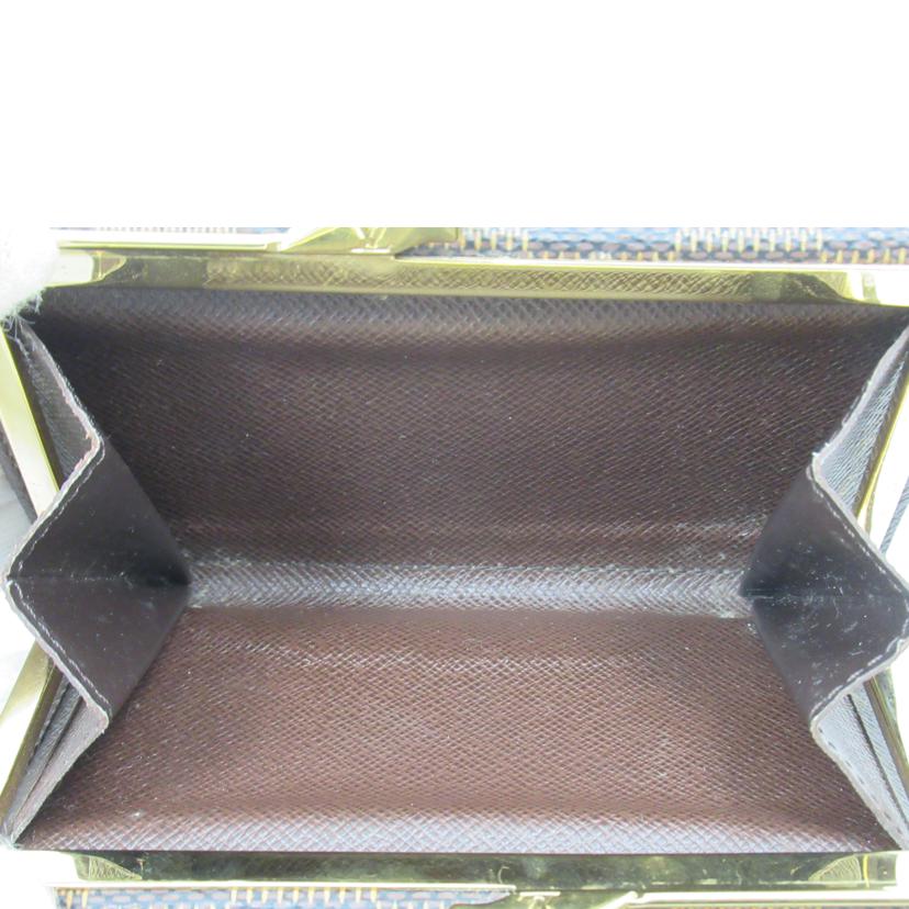 LV/ポルトモネ・ヴィエノワ/ダミエ・エベヌ/N61664//MI5***/Bランク/63