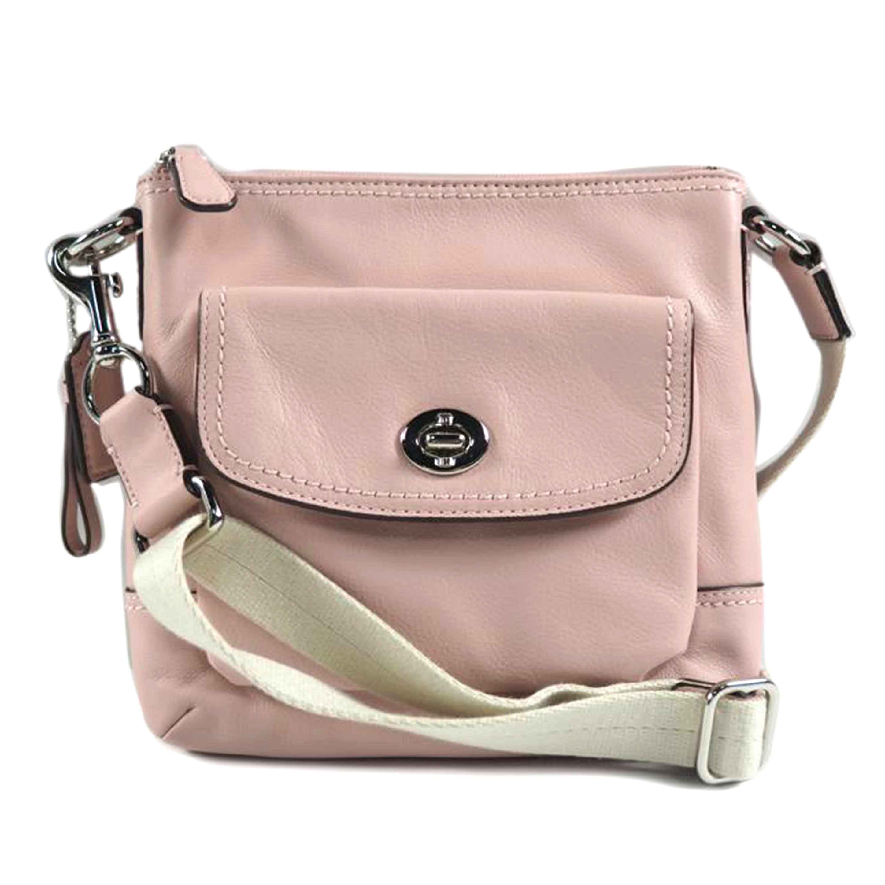 COACH コーチ/ショルダーバッグ レザー ピンク/F51107//ABランク/79