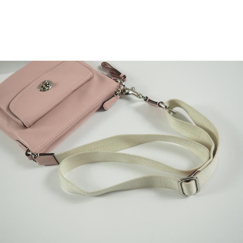 COACH コーチ/ショルダーバッグ レザー ピンク/F51107//ABランク/79