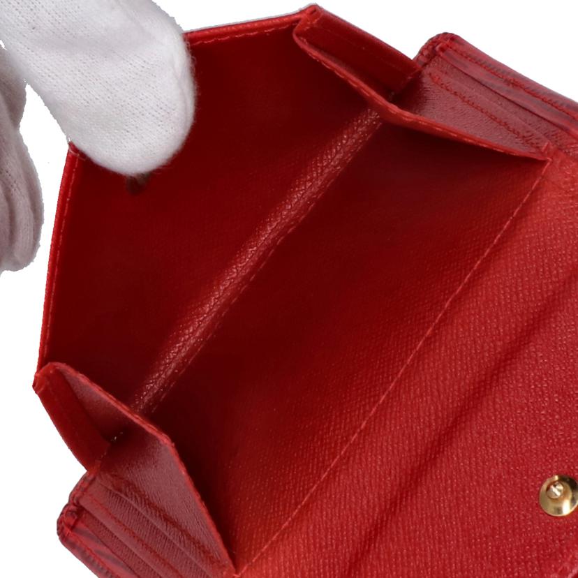 LOUIS VUITTON ルイ・ヴィトン/ポルトビエ・コンパクト/エピ/カスティリアンレッド/M63357//MI0***/ABランク/09