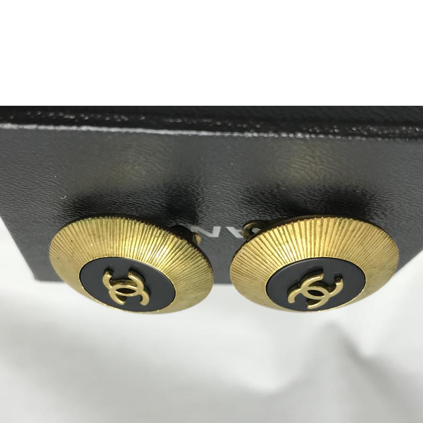 CHANEL シャネル/ココマークゴールゴブラック イヤリング//Bランク/51