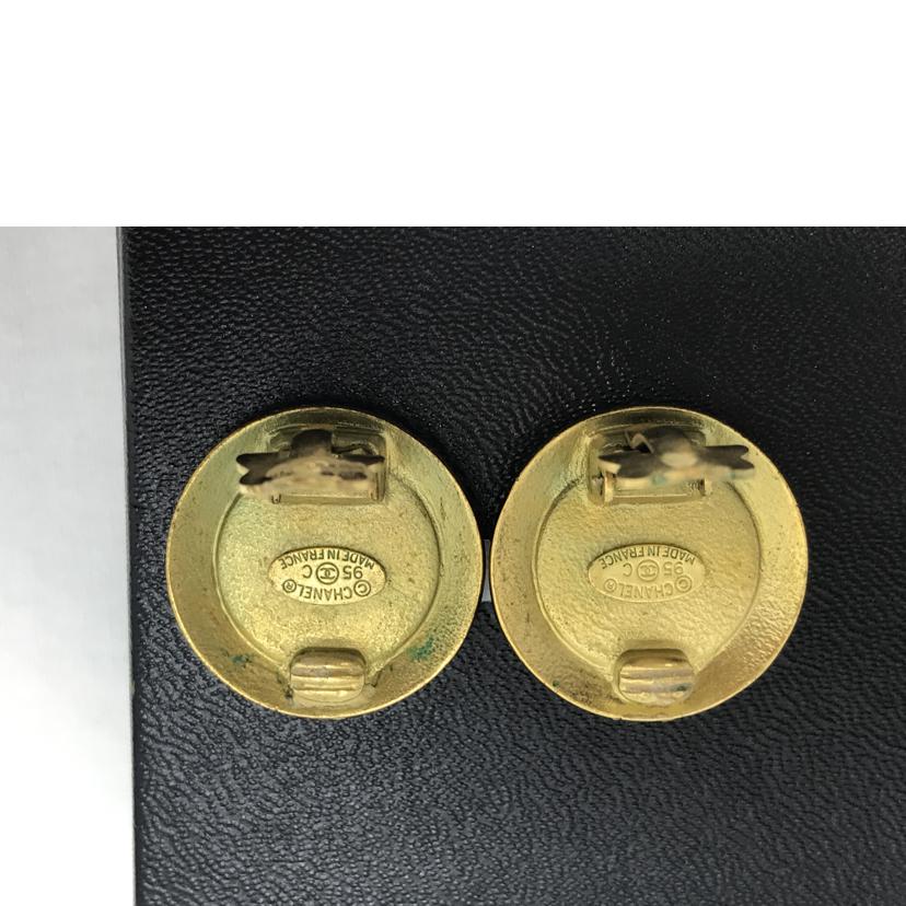 CHANEL シャネル/ココマークゴールゴブラック イヤリング//Bランク/51