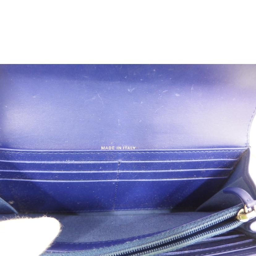 CHANEL シャネル/エナメルフラップ長財布/紫//22174867/Bランク/82