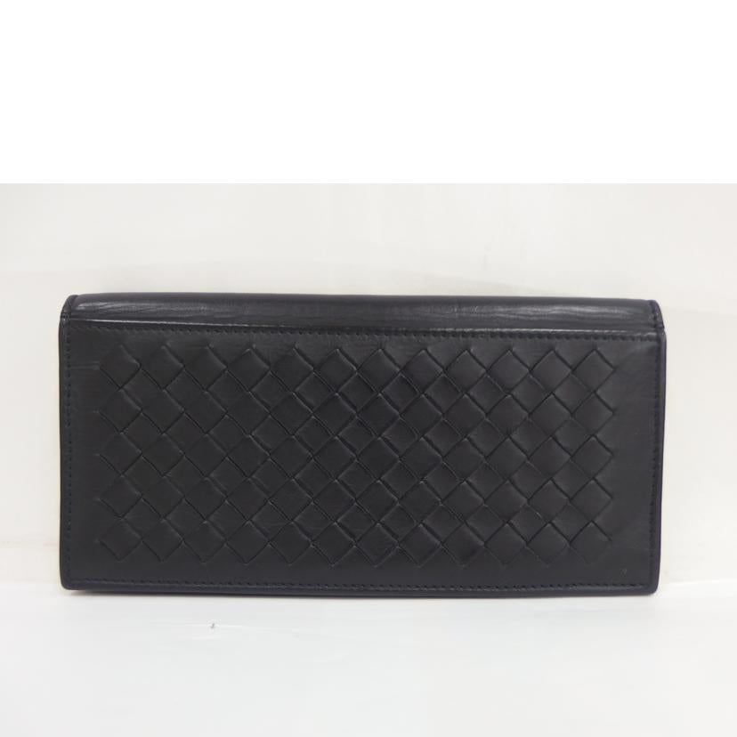 BOTTEGA ボッテガ/イントレチャート長札入れ/黒//B01297810Z/Bランク/82