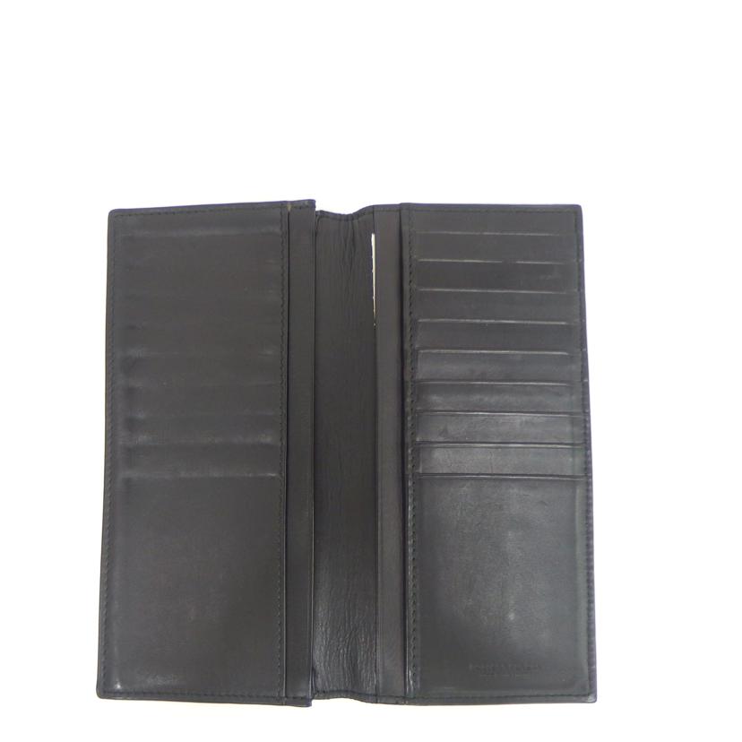 BOTTEGA ボッテガ/イントレチャート長札入れ/黒//B01297810Z/Bランク/82