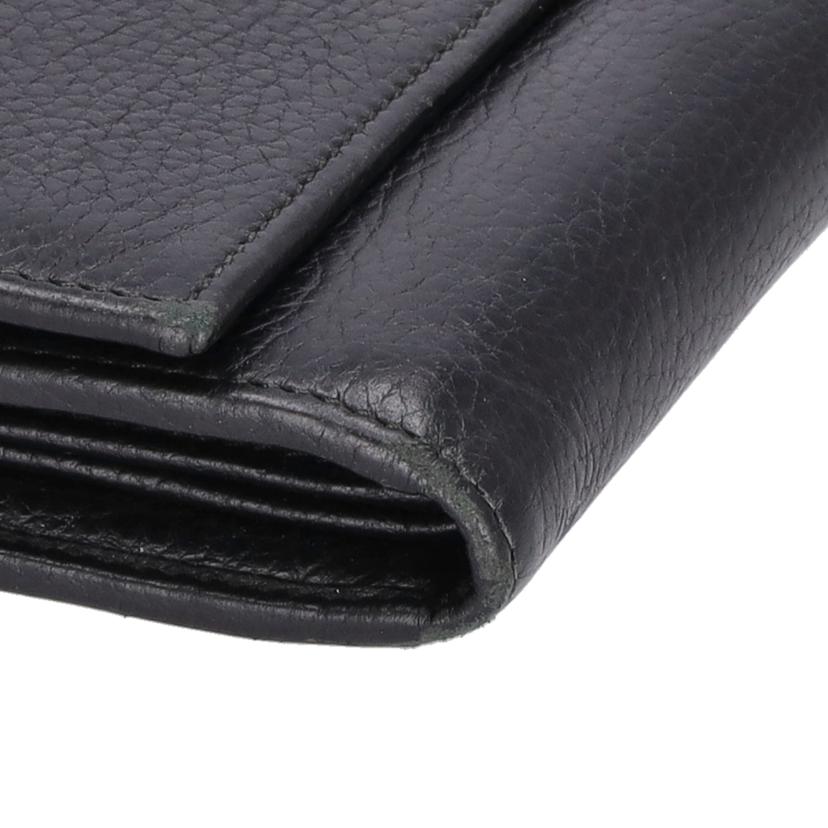 GUCCI グッチ/GGマーモントレザー長財布/ブラック/456116・520981・//ABランク/85