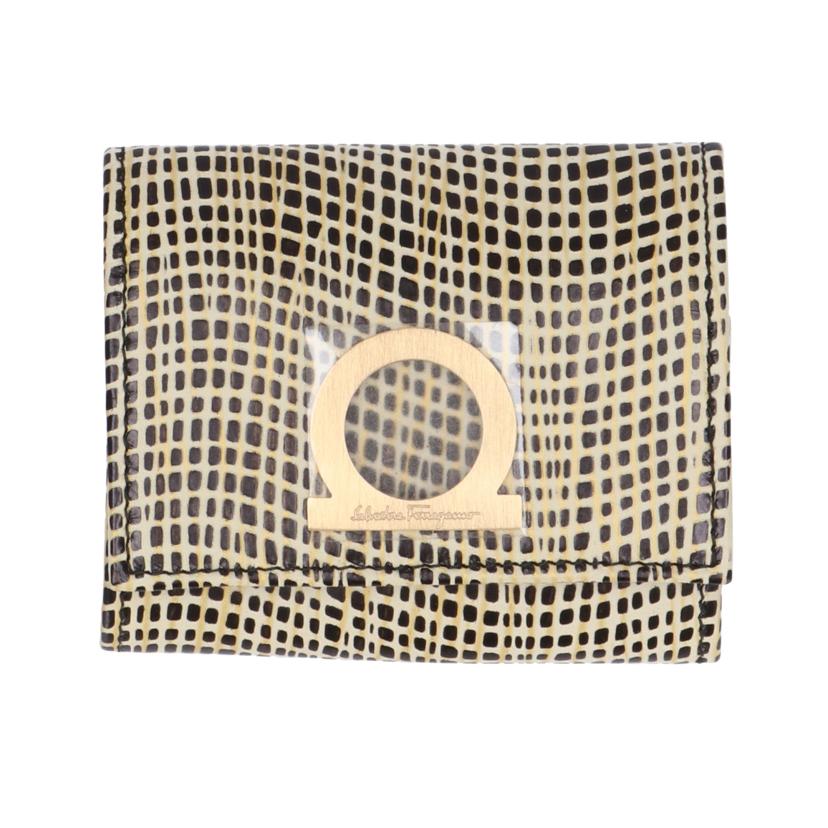 Ferragamo フェラガモ 財布 小物 ミニウォレット レディース ゴールド/ガンチーニコインケース/222339//8029474552718/Sランク/75