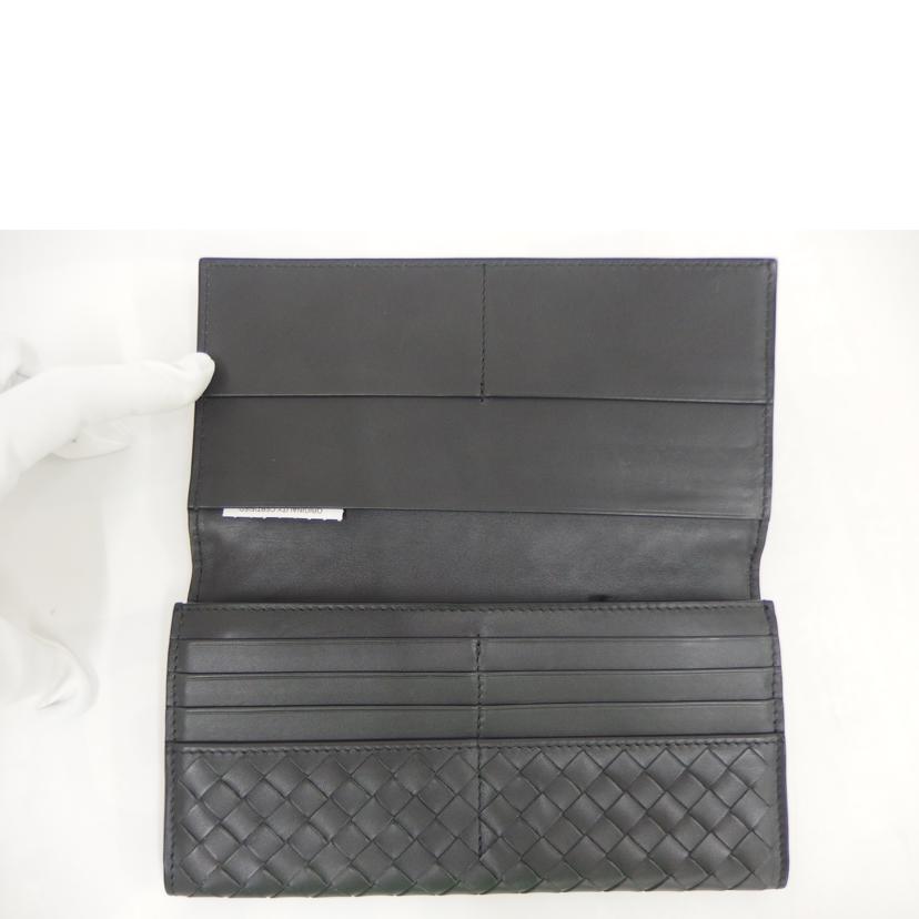 BOTTEGA ボッテガ/イントレチャート二つ折り長財布/グレー//B04788975G/Bランク/82