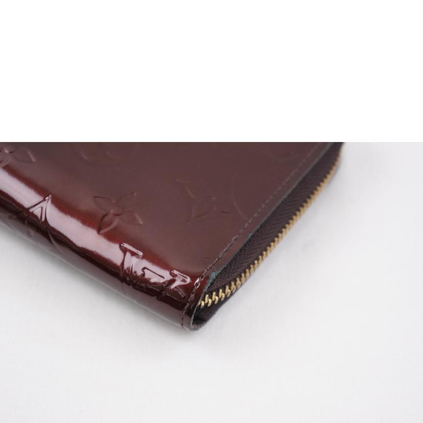 LV ルイヴィトン/ジッピーウォレット/ヴェルニ/アマラント/M93522//CA3160/ABランク/67