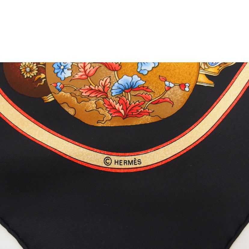 HERMES エルメス/カレ90/Qu’importe le farcon/香水瓶/シルクスカーフ//ABランク/04