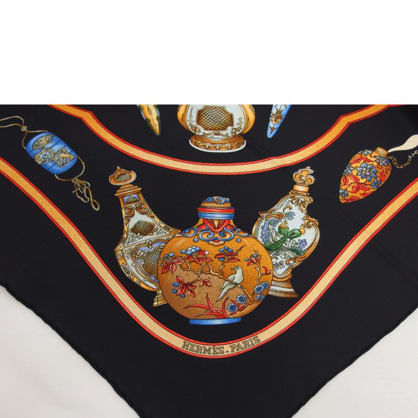 HERMES エルメス/カレ90/Qu’importe le farcon/香水瓶/シルクスカーフ//ABランク/04