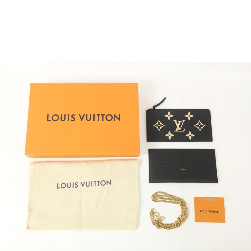 LOUIS VUITTON ルイヴィトン/アンプラント・ポシェット・フェリシー お財布バッグ チェーンショルダーバッグ/ブラック/M80482//ICチ*****/Aランク/65