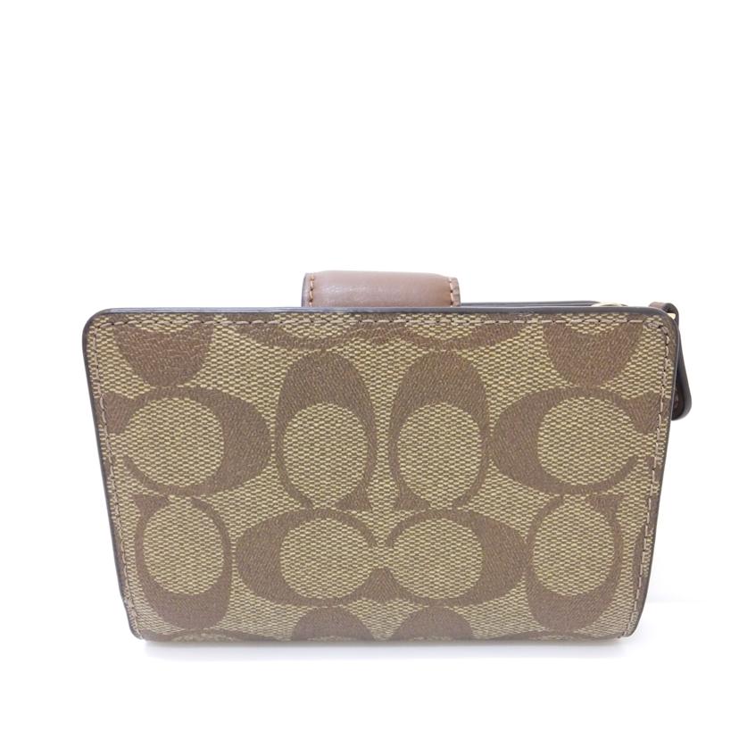 COACH コーチ/シグネチャーL型ファスナー二つ折財布/C0002//B22**/ABランク/88