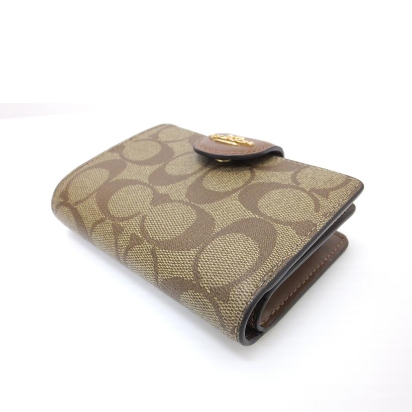 COACH コーチ/シグネチャーL型ファスナー二つ折財布/C0002//B22**/ABランク/88
