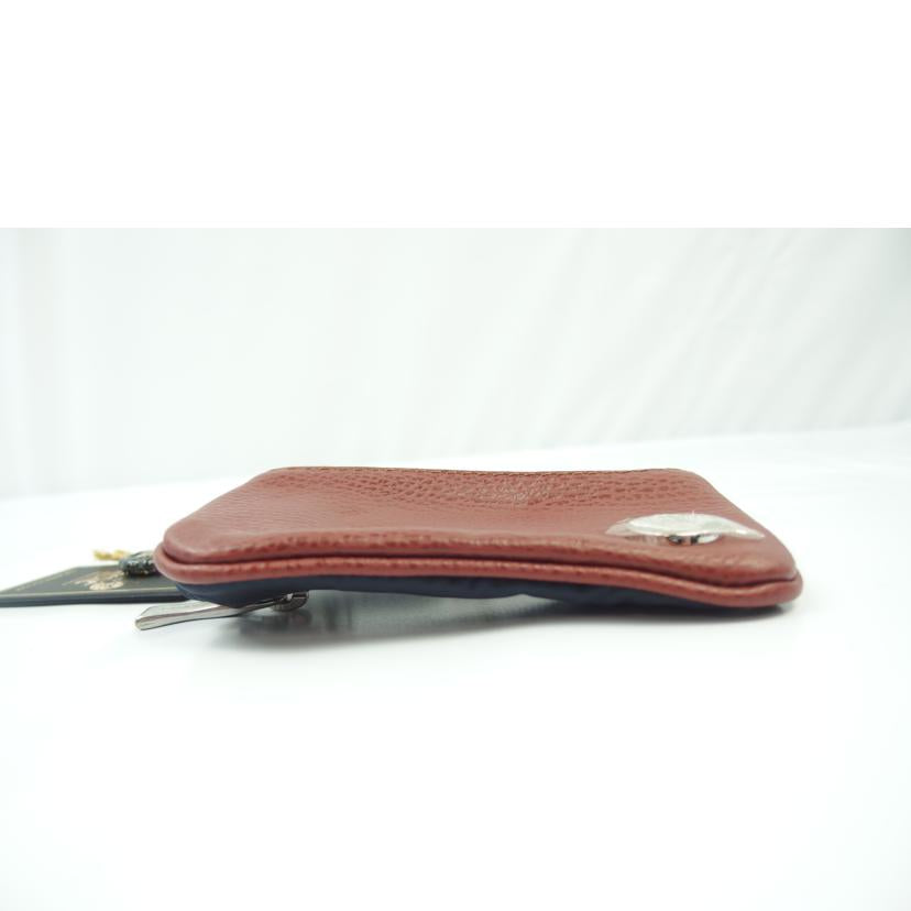 Orobianco オロビアンコ/キーケース コインケース付 ナイロン/レザー ネイビー/茶 /11P-F//SAランク/83