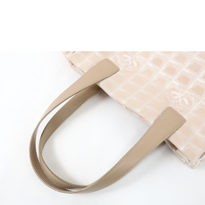 CHANEL シャネル/ニュートラベルライン トートバッグ ハンドバッグ ピンクベージュ 総柄//857****/ABランク/65