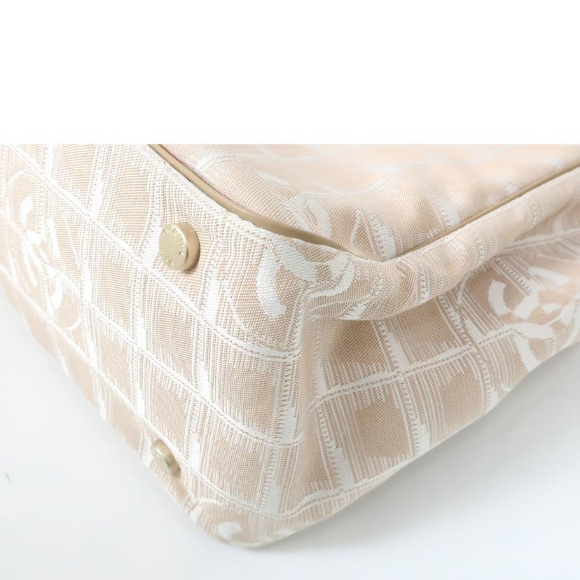 CHANEL シャネル/ニュートラベルライン トートバッグ ハンドバッグ ピンクベージュ 総柄//857****/ABランク/65
