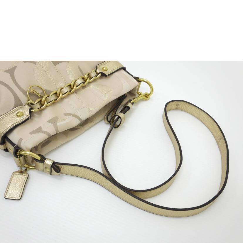 COACH コーチ/オプティックシグネチャー/ショルダーバッグ/F19820//D12**/ABランク/88