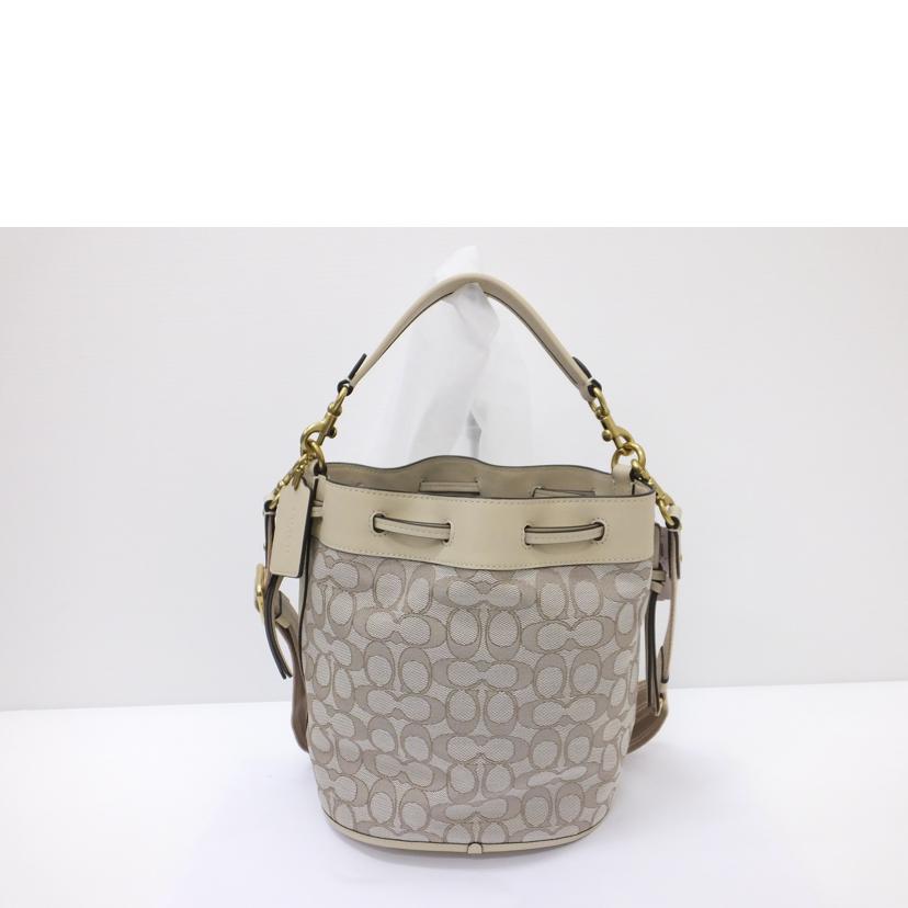 COACH コーチ/シグネチャー フィールドバケットバッグ/C3853//H21**/Aランク/88