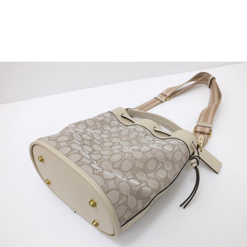 COACH コーチ/シグネチャー フィールドバケットバッグ/C3853//H21**/Aランク/88