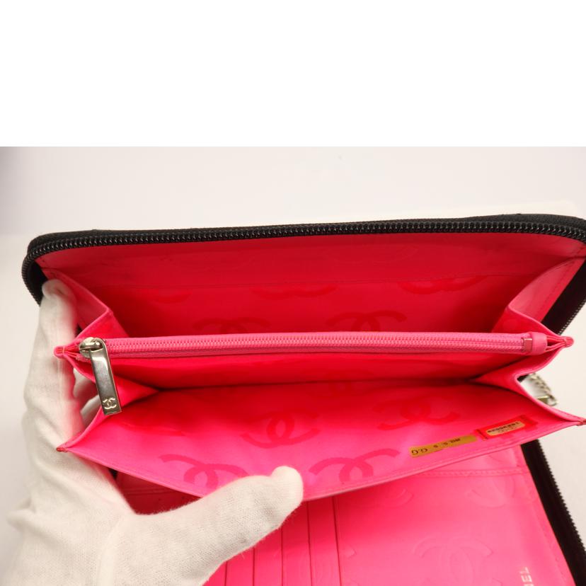 CHANEL CHANEL/カンボンラインオーガナイザーラウンドジップ//16235520/Bランク/62